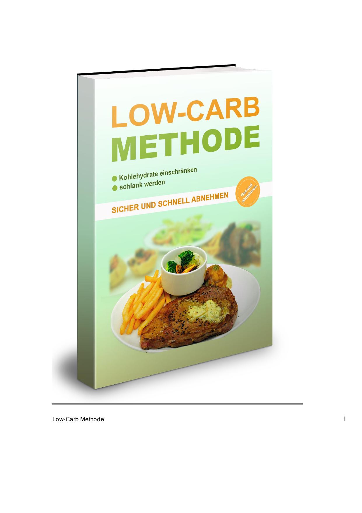Die Low-Carb-Methode Cover Die Low-Carb-Methode Cover