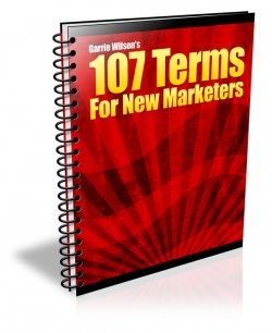 107 Terms For New Marketers Cover 107 Terms For New Marketers Cover