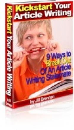 Kickstart Your Article Writing Cover Kickstart Your Article Writing Cover