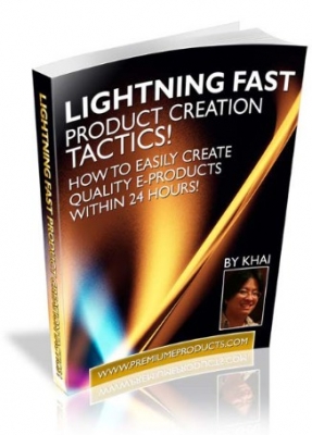 Lightning Fast Product Creation Tactics Cover Lightning Fast Product Creation Tactics Cover