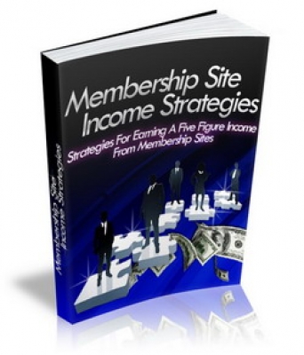 Membership Site Income Strategies Cover Membership Site Income Strategies Cover