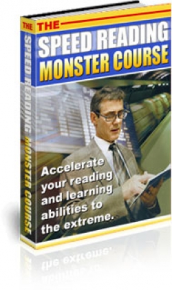 The Speed Reading Monster Course Cover The Speed Reading Monster Course Cover