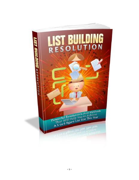 List Building Cover List Building Cover